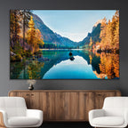 Fantastic Autumn Panorama Wall Art Canvas Print