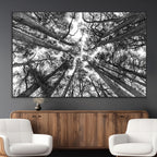 Trees Contemporary Art Canvas Print