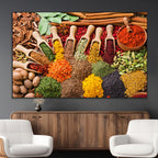 Spices Kitchen Wall Art Canvas Print