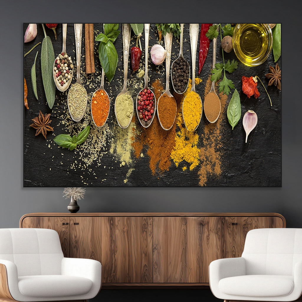 Spices Wall Art Canvas Print