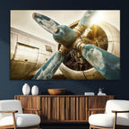 Vintage Airplane Canvas Print