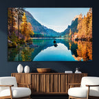 Fantastic Autumn Panorama Wall Art Canvas Print