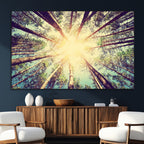 Tree and Sunshine Canvas Print
