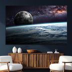 Space and Planet Canvas Print