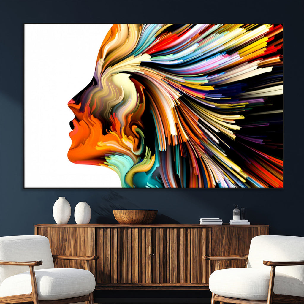 Profile Colors Canvas Print
