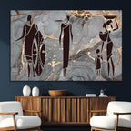 African American Wall Art | Elegant African Women Canvas Print