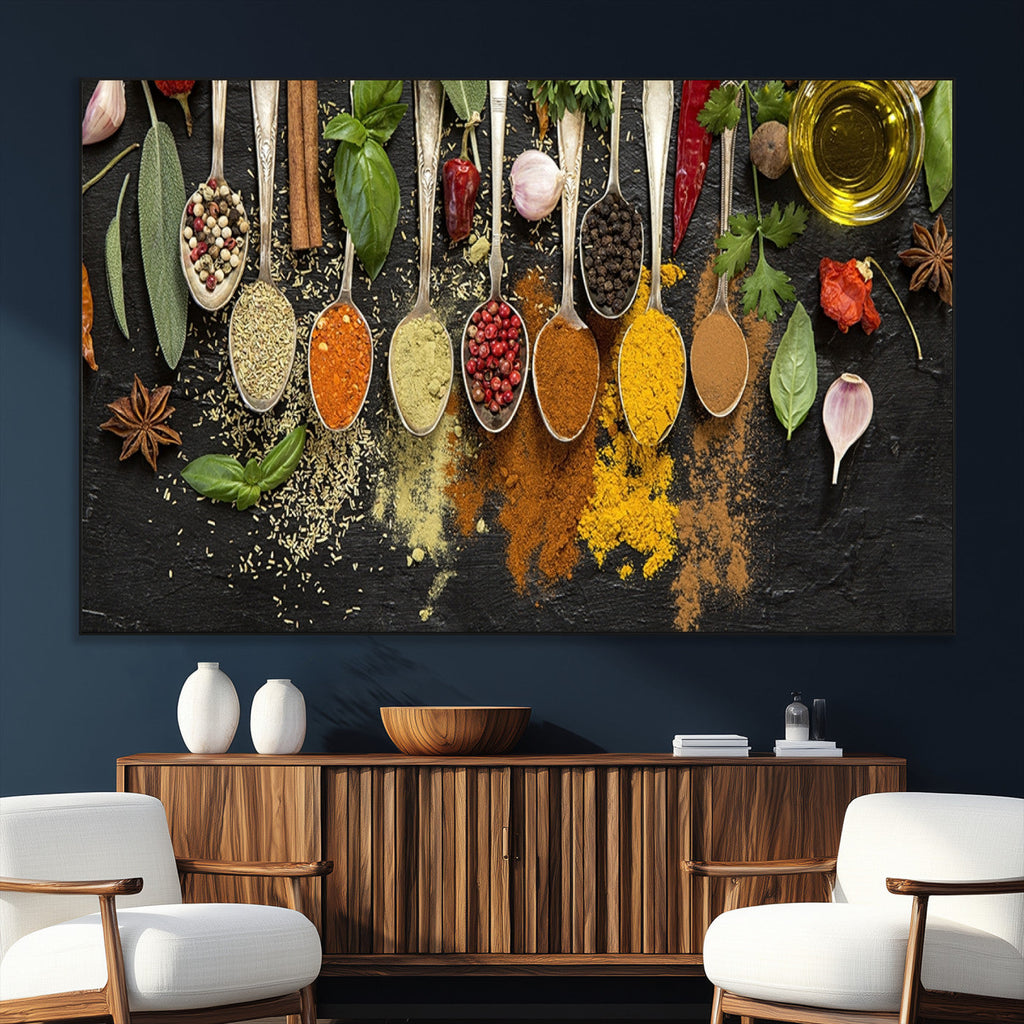 Spices Wall Art Canvas Print