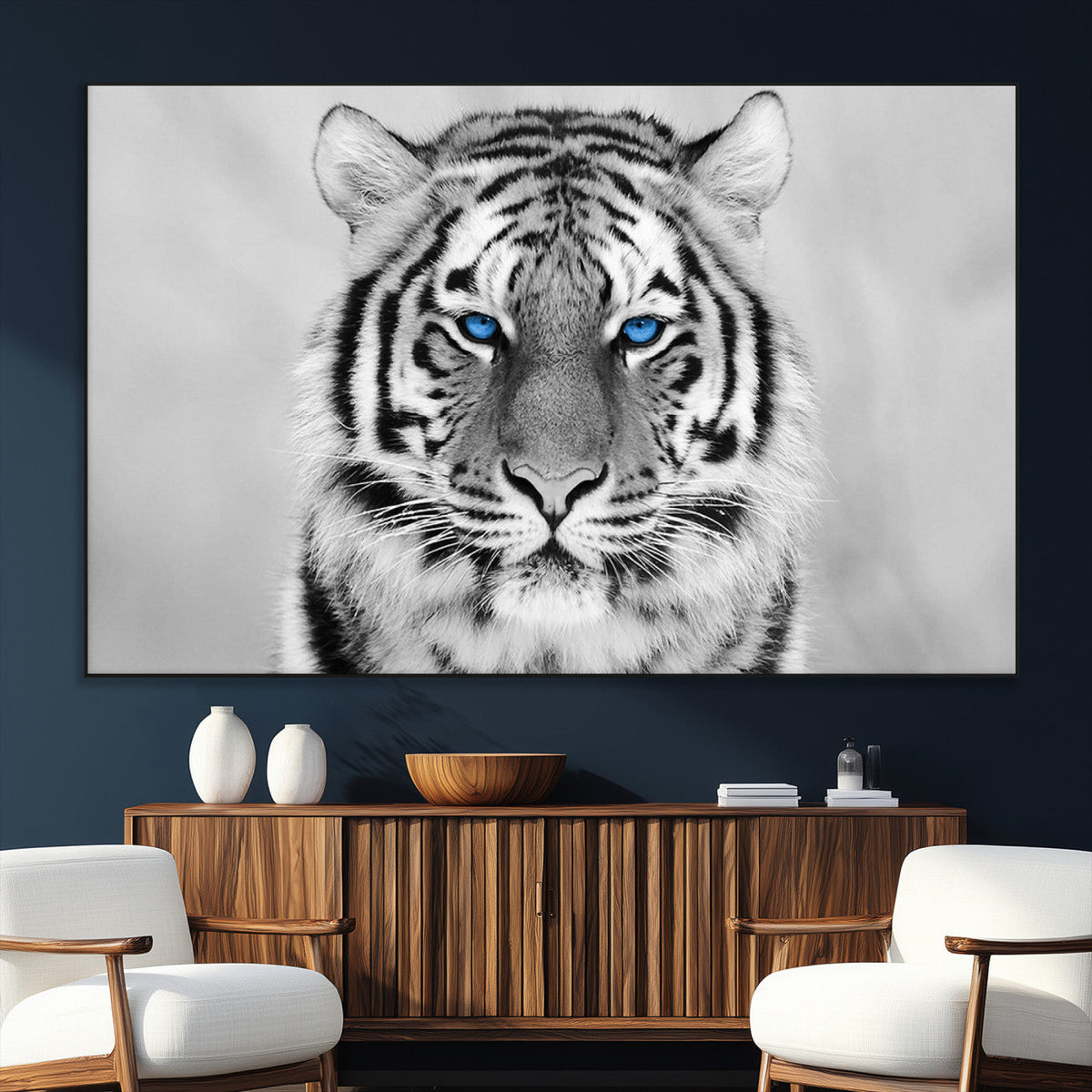 Tiger Canvas Artwork Wall Art Print