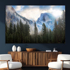 Half Dome Yosemite California Wall Art Canvas Print El Capitan
