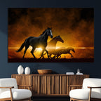 Horse Wall Art Canvas Print, Multi Panel Animal Canvas Print