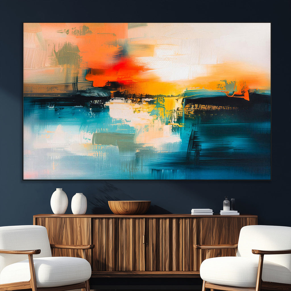 Colorful Abstract Wall Art | Bold Modern Canvas Print | Ready to Hang