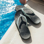 Olukai // Women's // Puawe Flip Flop // Sea Glass + Black