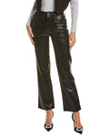 Hudson Women's Remi High-Rise Straight Leg Ankle Jean, Black, 28