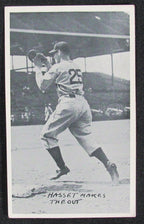 1936 National Chicle Baseball Fine Pen Premium R313 Buddy Hassett Dodgers