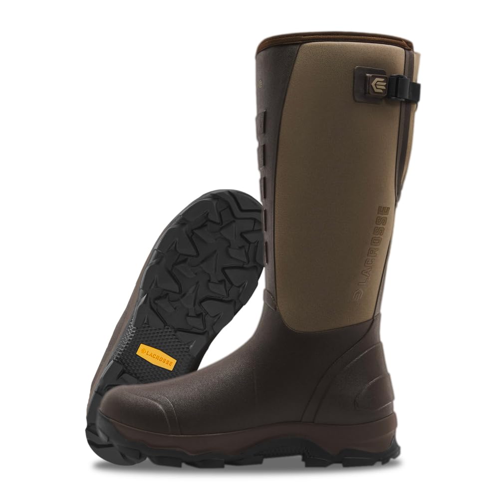 LaCrosse Alpha Lite II 16 Mens Waterproof Insulated Hunting Boots Coffee Size 8