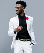 Polka Dot Flower Lapel Pin