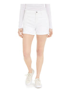 JEN7 by 7 For All Mankind Mid Roll Shorts White 16