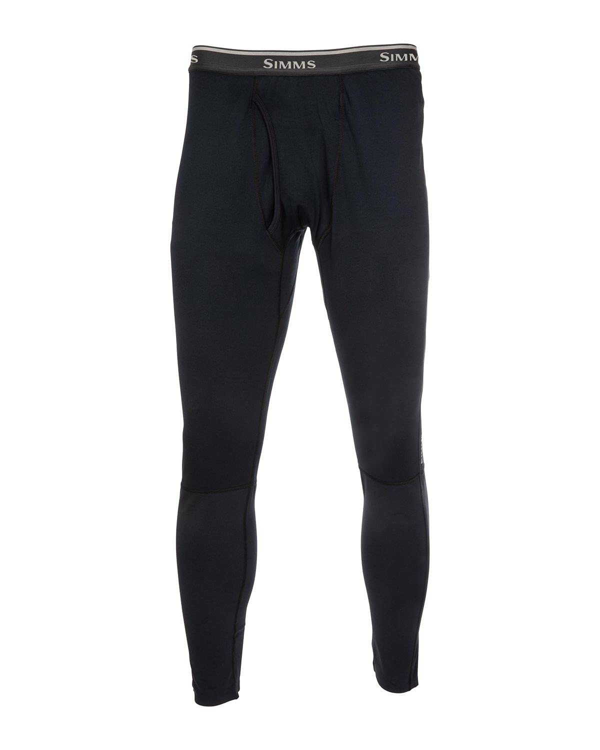 Simms Mens Heavyweight Fleece Lined Baselayer Bottom  Black