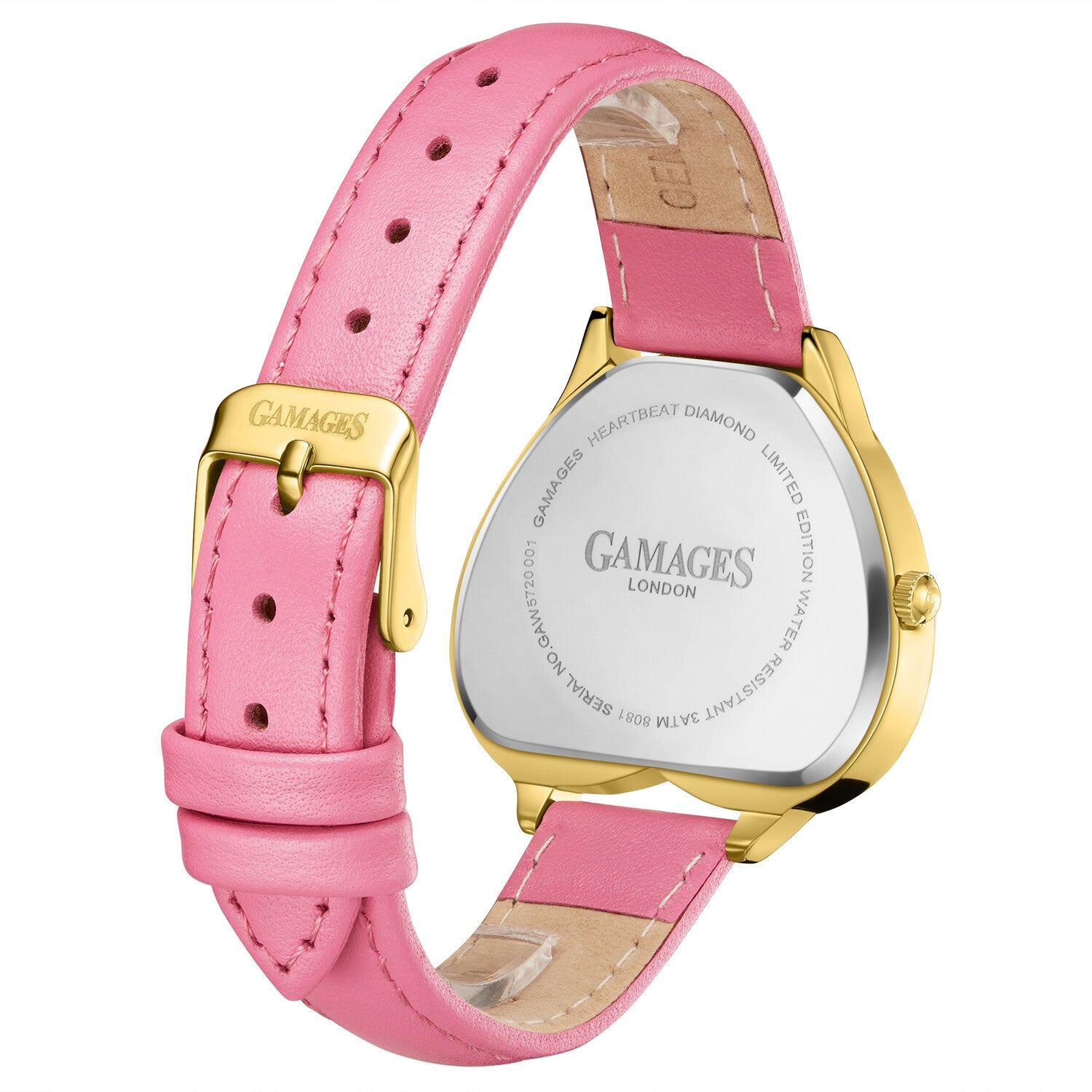 Gamages of London Ladies Heartbeat Diamond Quartz // GAW572