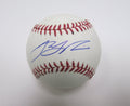 T.J. Rivera Pirates, Mets Signed/Autographed OML Baseball JSA 138478