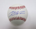 T.J. Rivera Pirates, Mets Signed/Autographed OML Baseball JSA 138478