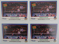 Lot of 4 Holyfield/Foreman Boxers 1991 Kayo Trading Cards #211 158126