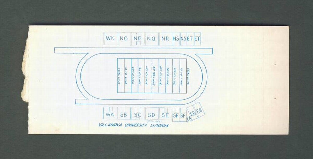 Xavier vs Villanova Ticket Stub 1964 142218