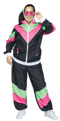 80's Track Sweat Suit Adult Costume 1X 16-20