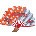 Tampa Bay Buccaneers Clack Fan | NFL Game Day Folding Hand Fan