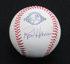 Ron Hansen Signed/Auto Yankees 100th OML Baseball JSA 186646