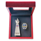 2023 Fantasy Football Champion Ring & Trophy Set