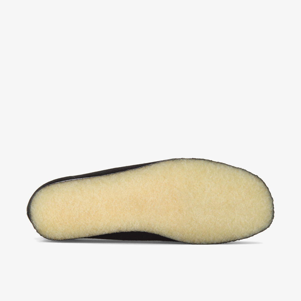 Wallabee // Moccasin // Black Suede