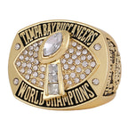 Tampa Bay Buccaneers Championship Ring & Trophy Set – 2003 & 2021 Collectible with Display Box