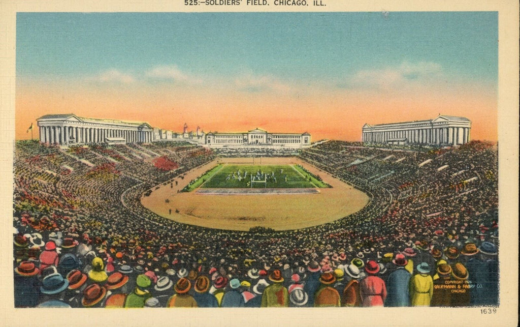 1940's Postcard Soldier Field Chicago, Ill. 176195
