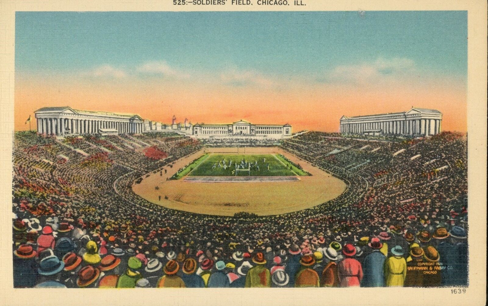 1940's Postcard Soldier Field Chicago, Ill. 176195