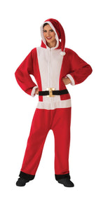 Santa Jumper Jumpsuit Pajama Costume Medium