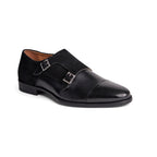 Davis Double Monk Strap // Black