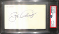 Joe Adcock Signed/Auto 3x5 Index Card Milwaukee Braves PSA/DNA 187228