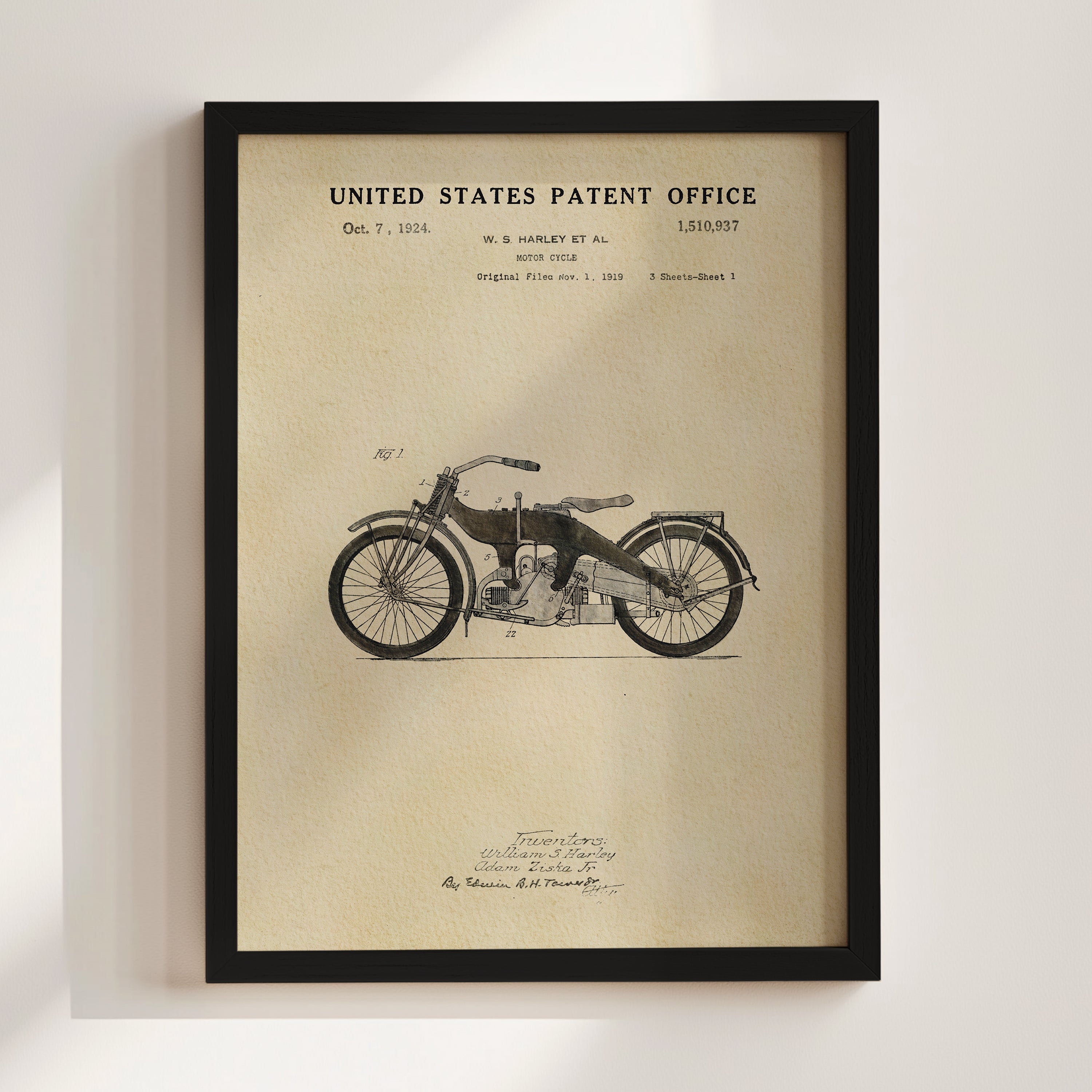 Black Motorcycle (1924)