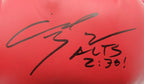 Angel Manfredy Boxing Signed/Inscr Everlast Red Right Boxing Glove JSA 154760