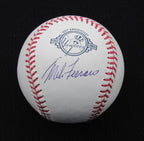 Mike Ferraro Signed/Auto Yankees 100th OML Baseball JSA 186677