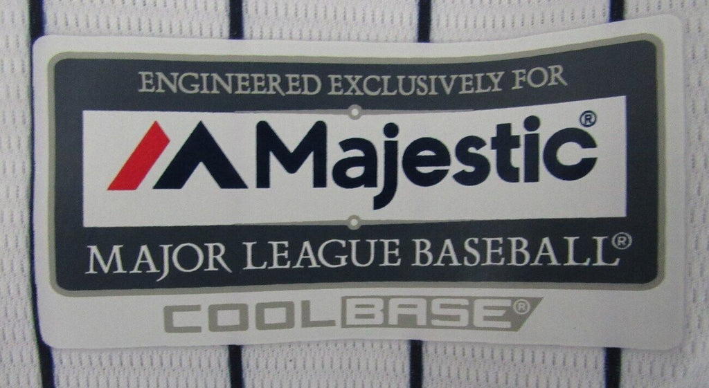 New York Yankees UNSIGNED No Number Majestic Baseball Jersey Size M 177421
