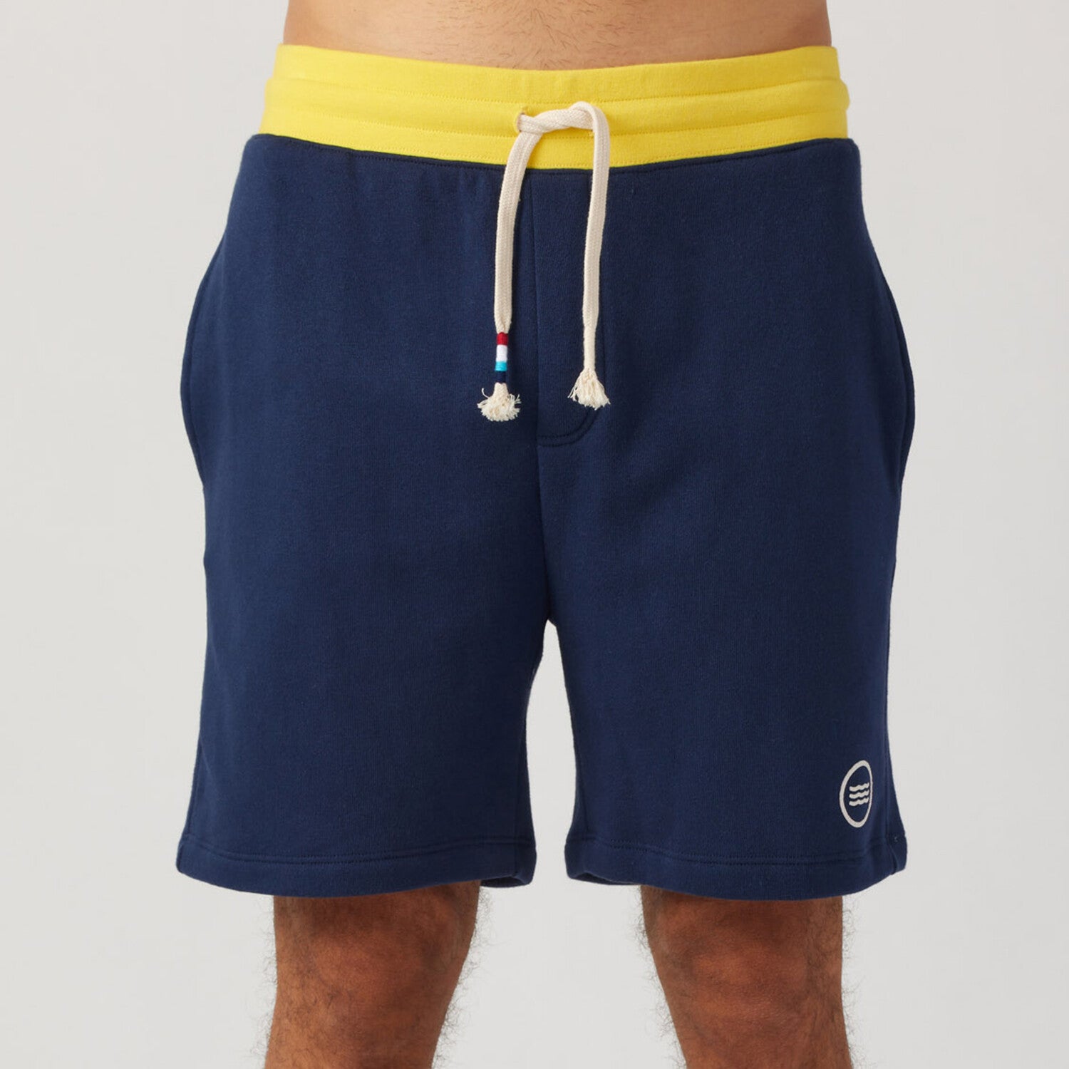 Color Block Short // Indigo + Yellow