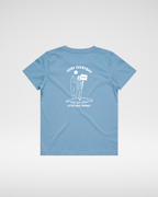 SURFS UP GIRL TEE - CLOUD BLUE