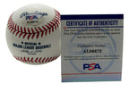 Hubert Big Daddy Wooten Signed/Inscr OML Baseball Negro League Clowns PSA/DNA