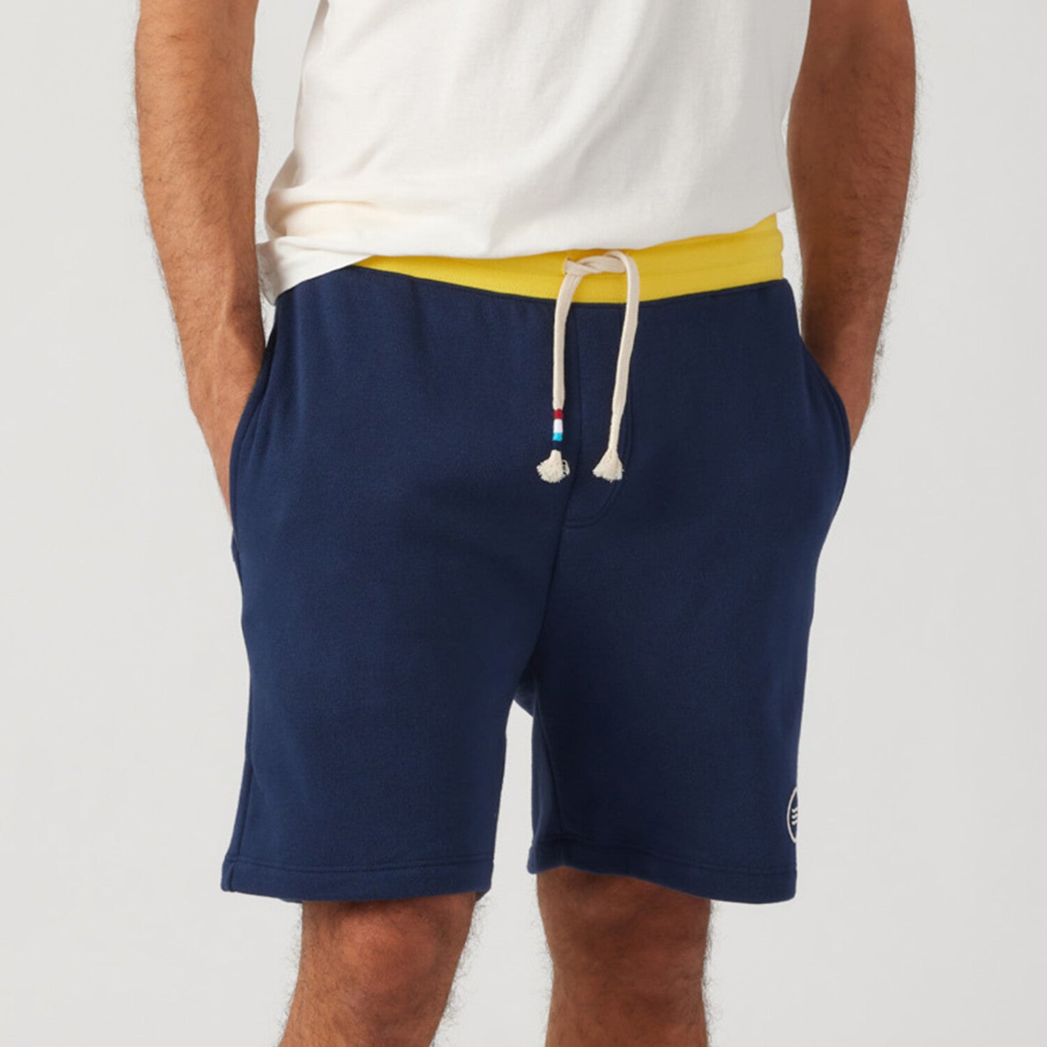 Color Block Short // Indigo + Yellow