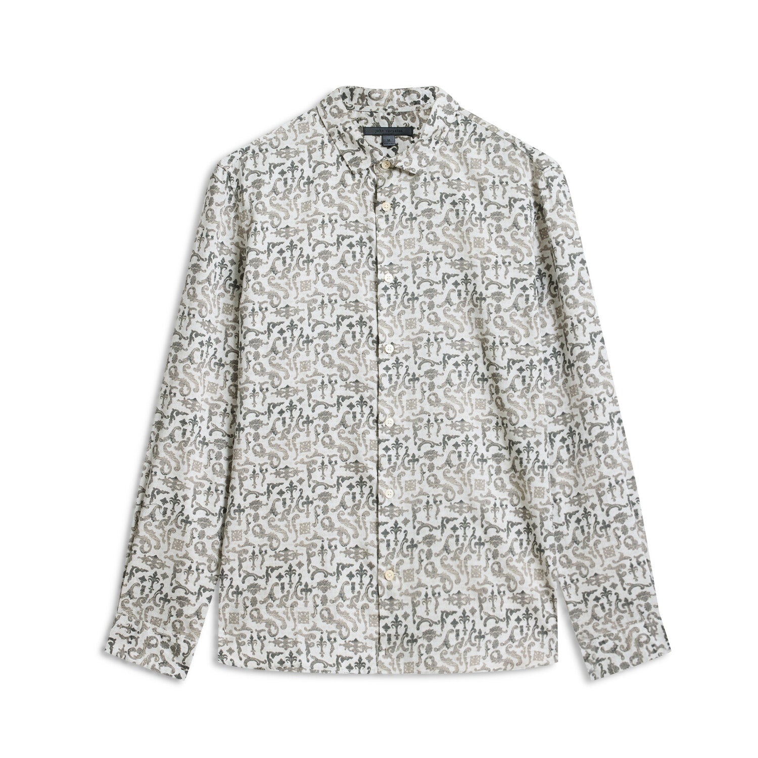 Ross // Long Sleeve Sport Shirt // Grey Mist