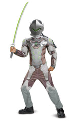 Genji Overwatch Ninja Muscle Child Costume X-Large 14-16