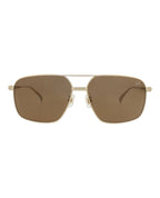 Aviator-Frame Titanium Sunglasses