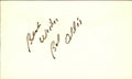 Bob  Oldis Phillies/Pirates/Marlins Signed/Autographed 3x5 Index Card 162532